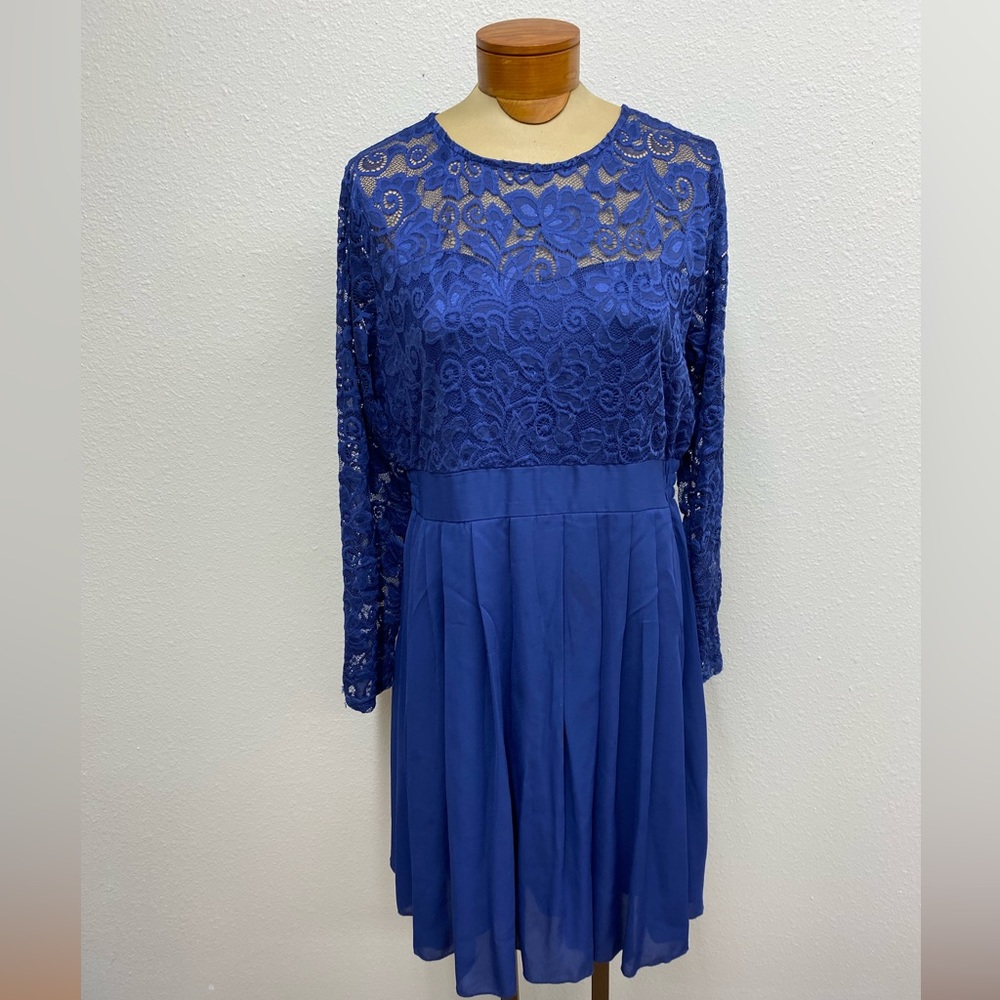 ZANZEA Womens Floral Long Sleeve Lace Cocktail Wedding Party